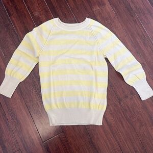 Gap Sweater - XS - Worn Once Yellow Striped Top